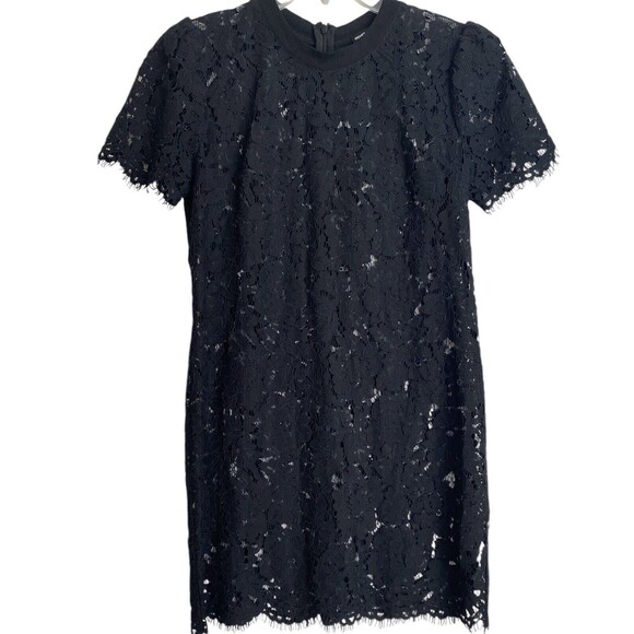 Generation Love Dresses & Skirts - Generation Love Womens Size XSmall Kira Lace Mini Dress Black Short Sleeve NWOT‎